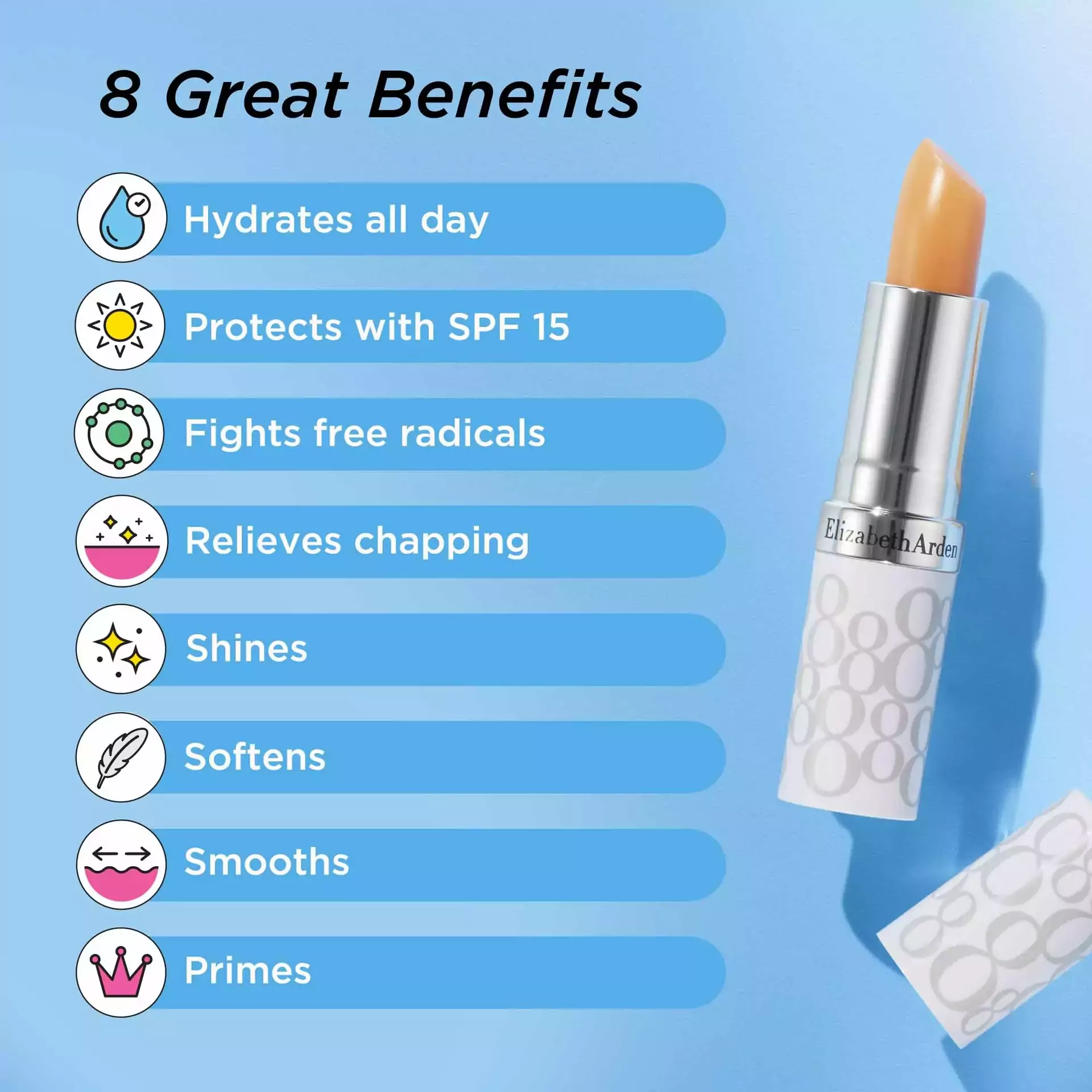 Eight Hour® Cream Lip Protectant Stick Sunscreen SPF 15 - Image 3
