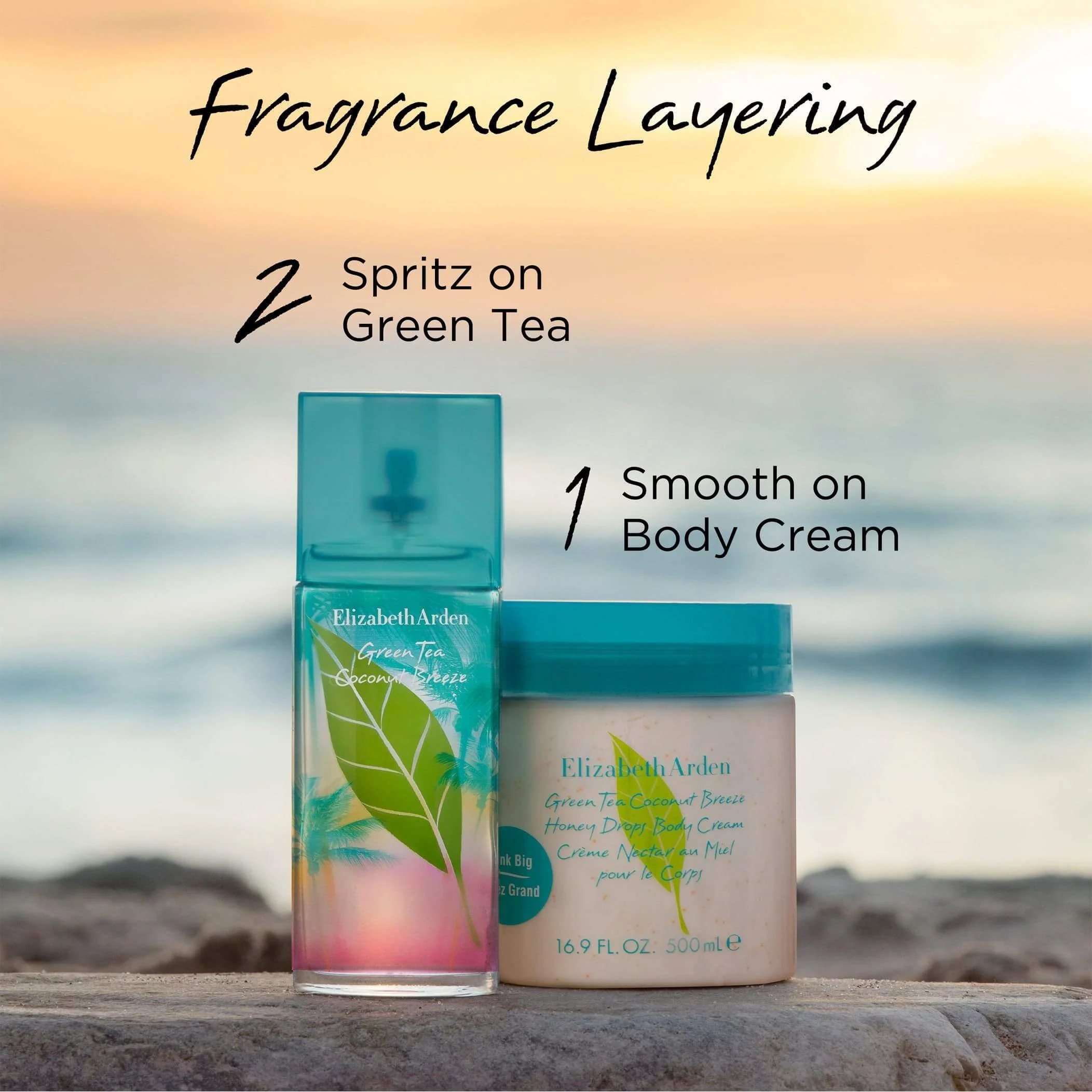 Green Tea Coconut Breeze Honey Drop Body Cream - Image 5