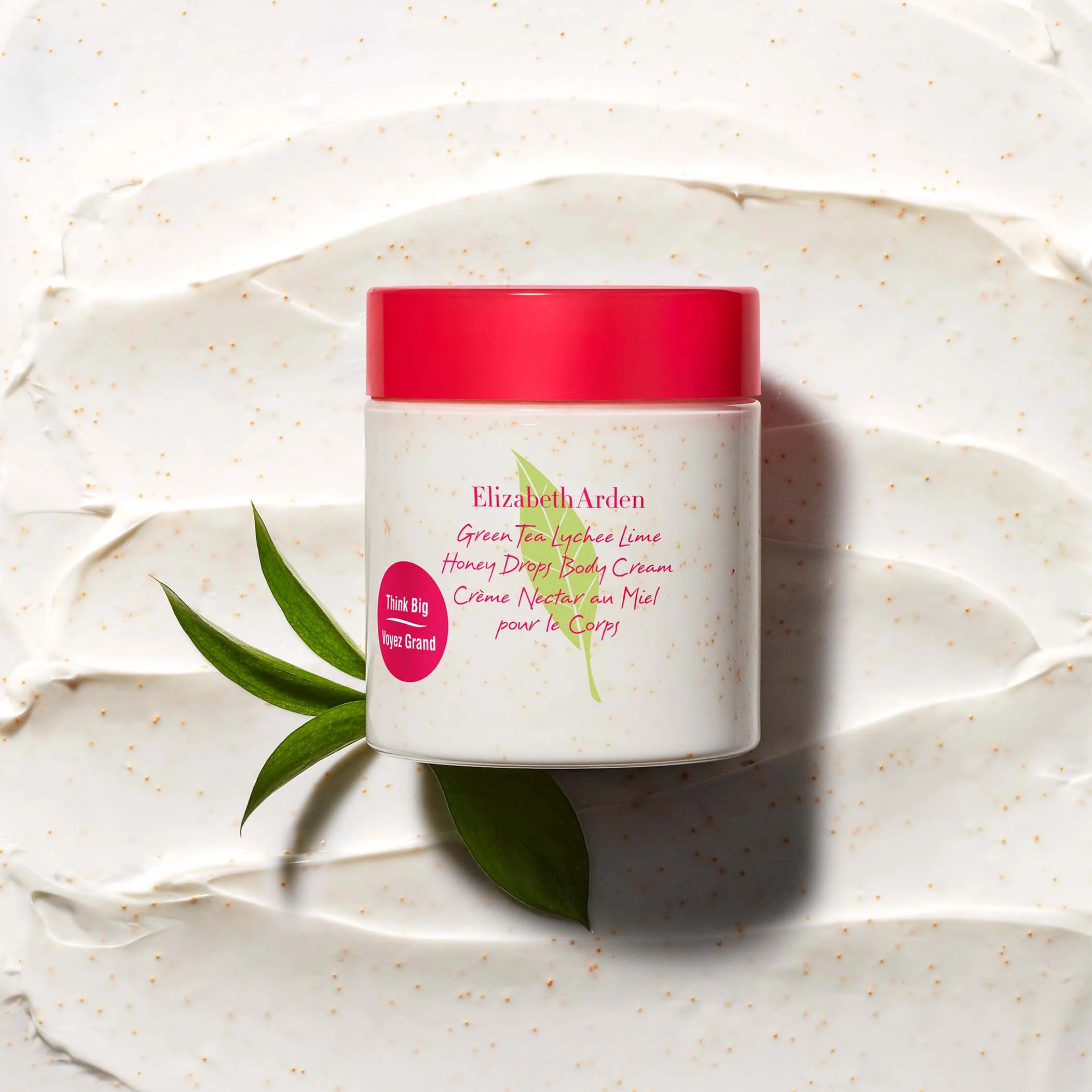 Green Tea Lychee Lime Honey Drops Body Cream - Image 3