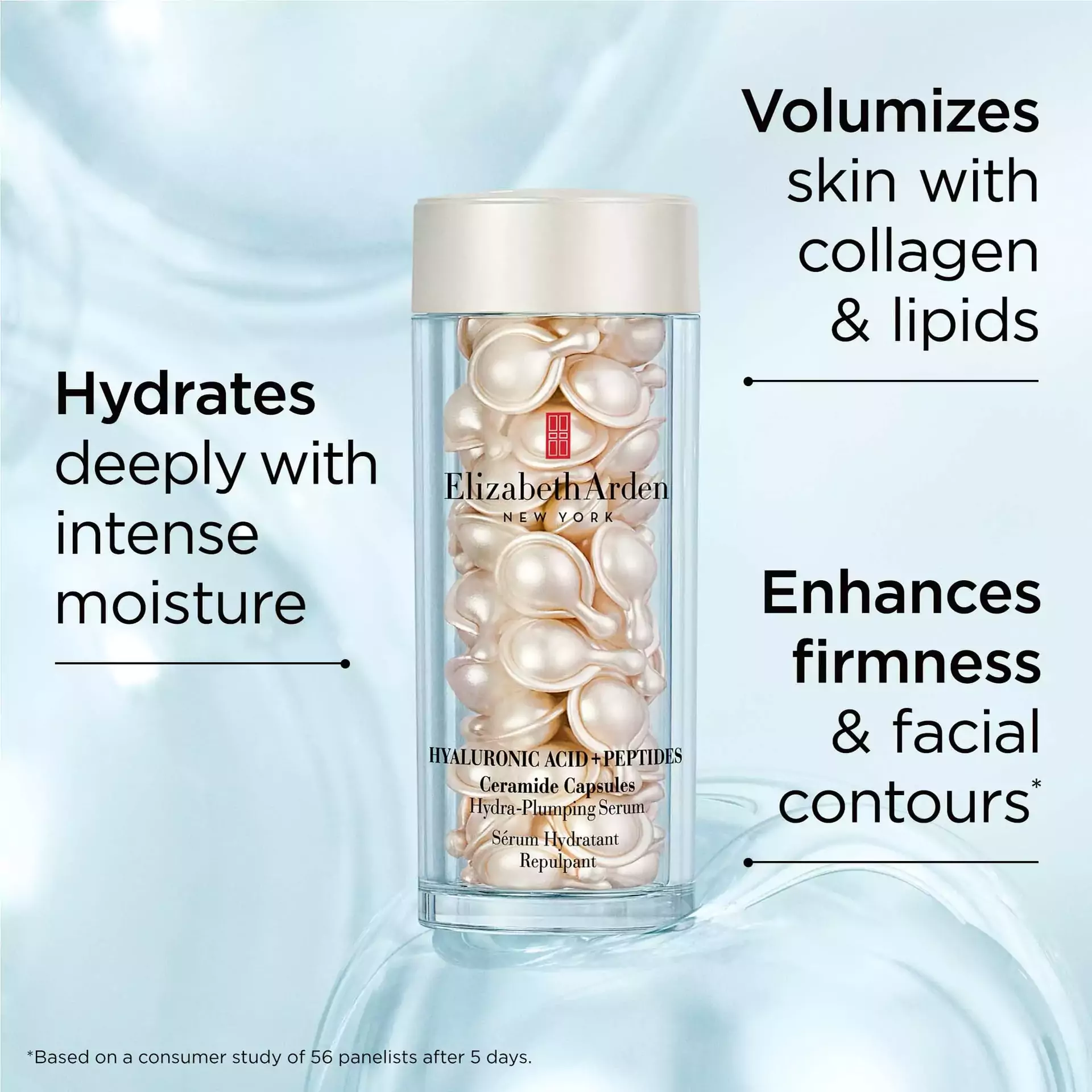 Hyaluronic Acid + Peptides and Retinol + HPR Ceramide Capsules Serum Set - 120 Piece - Image 4