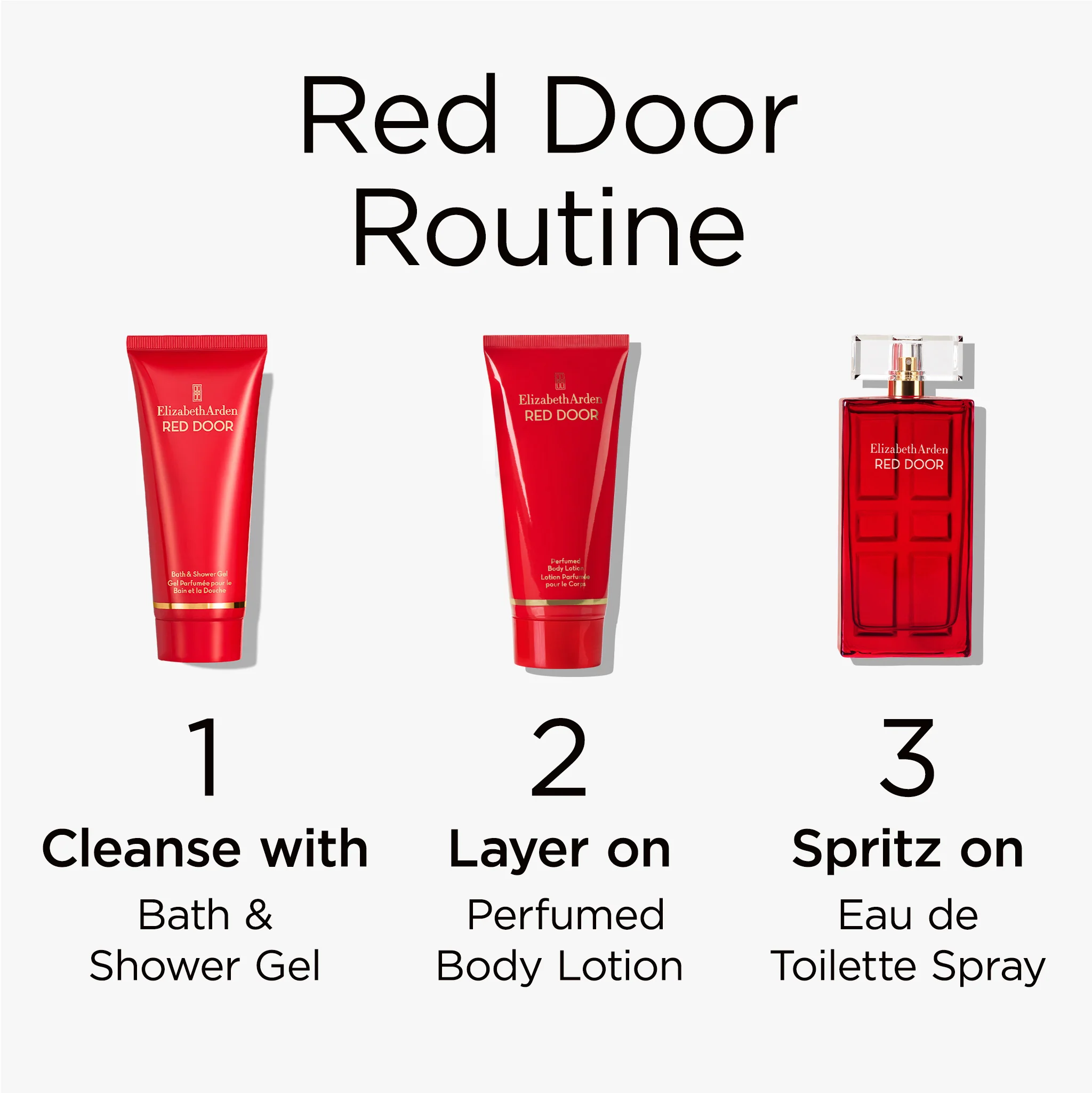 Red Door 3.3 oz Eau De Toilette 3-Piece Set - Image 6