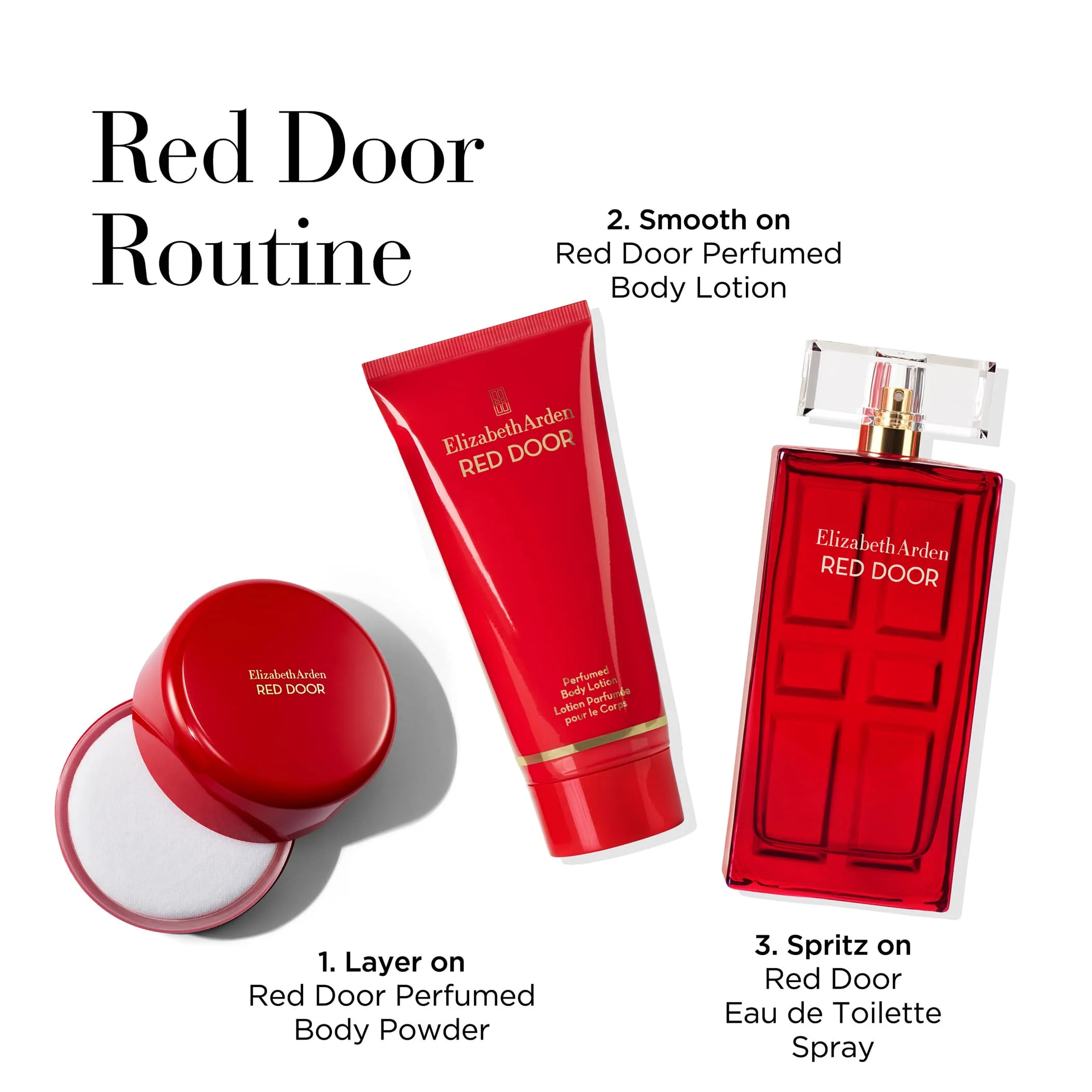 Red Door Eau de Toilette 3.3oz 3-Piece Set - Image 7