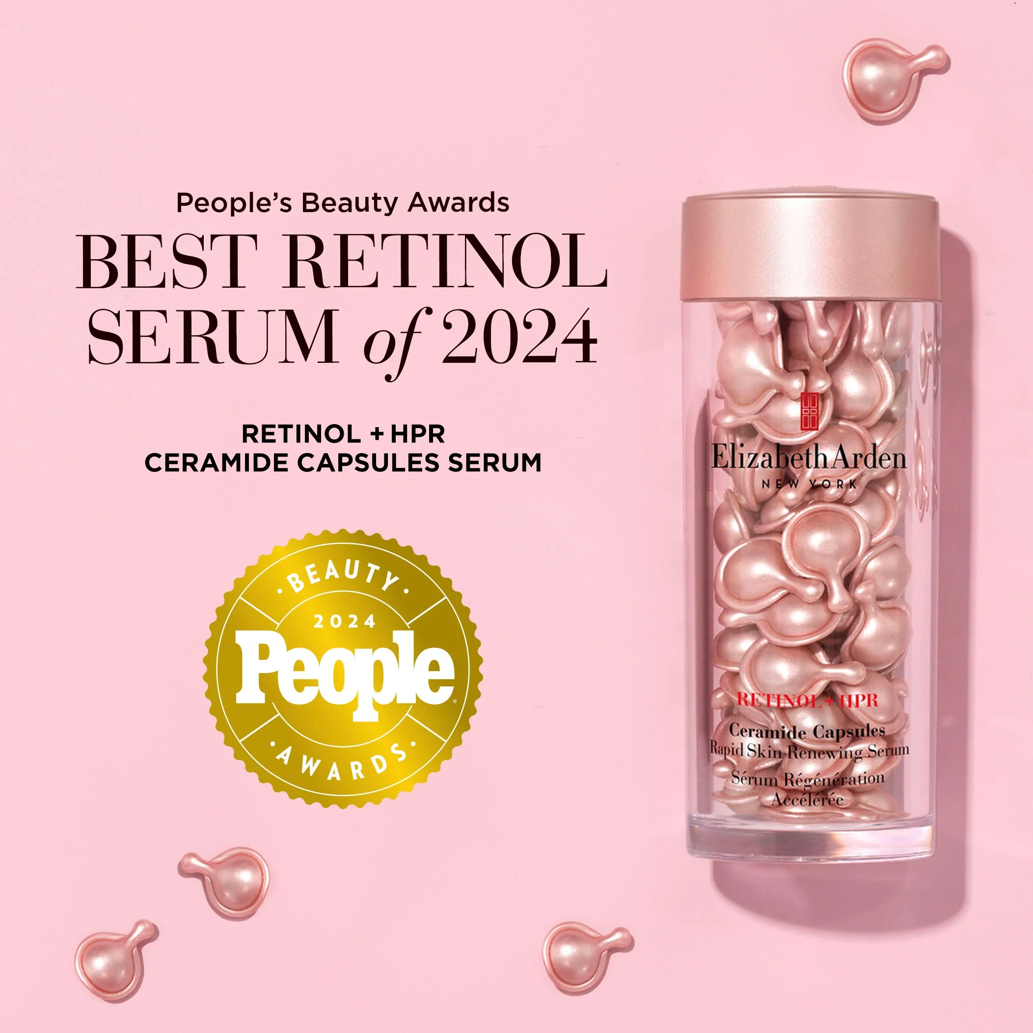 Retinol + HPR Ceramide Capsules Rapid Skin Renewing Serum Trio - 180 Piece - Image 12
