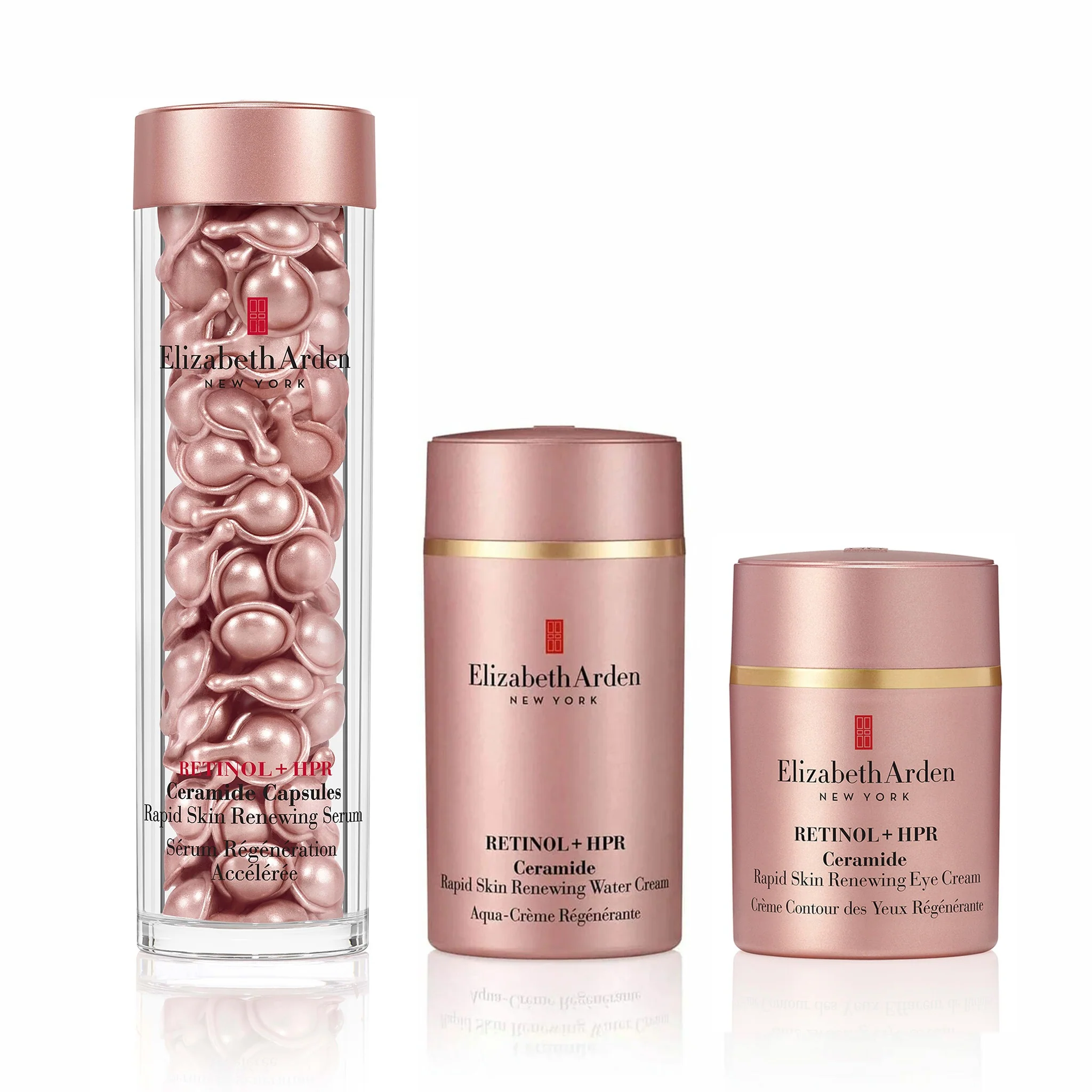 Retinol + HPR Ceramide Capsules Serum, Water Cream and Eye Cream Trio Set - Image 12